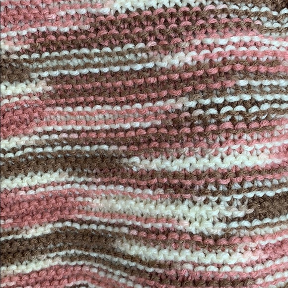 Handmade Crochet Scarf with Pompoms - Picture 6 of 7